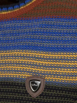 Wam Denim Truien<Sweater 77517 Puebla Royal Blue Yellow