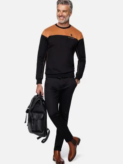 Wam Denim Sweater 76374 Sedona Peru Black| Sweaters