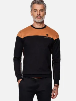 Wam Denim Sweater 76374 Sedona Peru Black| Sweaters