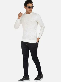 Wam Denim Sweater 76281 St. Petersburg Off White| Sweaters
