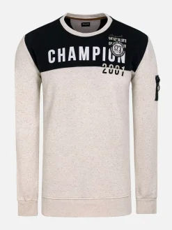 Wam Denim Sweater 76332 Sumar Beige| Sweaters