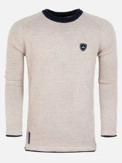 Wam Denim Sweater 77518 Tepic Beige| Sweaters