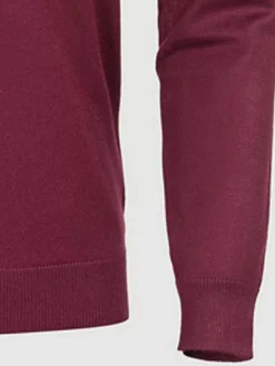 Wam Denim Sweater Bk217-31 Wine Red| Sweaters