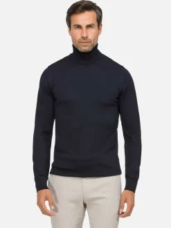 Wam Denim Sweater Kento Navy| Sweaters