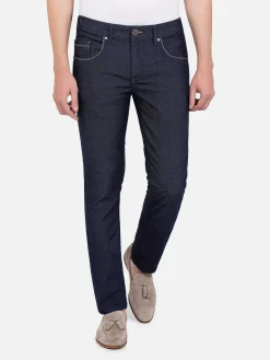 Wam Denim Jeans<Swindon Stretch Slim Fit Dark Navy Jeans