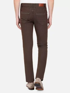 Wam Denim Swindon Stretch Slim Fit Brown Jeans| Jeans