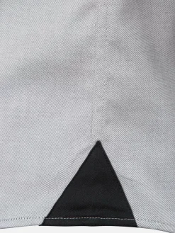 Wam Denim Terrassa Solid Grey Overhemd Lange Mouw| Overhemd Lange Mouwen