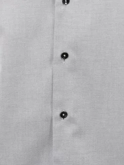 Wam Denim Terrassa Solid Grey Overhemd Lange Mouw| Overhemd Lange Mouwen