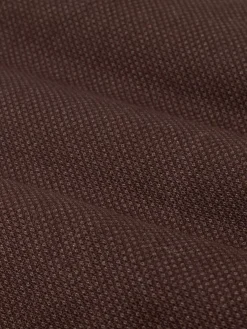 Wam Denim Thor Mini Pattern Check Brown Chino| Chino'S