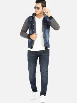 Wam Denim Vesten<Thun Slim Fit Hoodie Navy Black Vesten