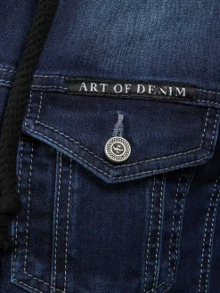 Wam Denim Vesten<Thun Slim Fit Hoodie Navy Black Vesten