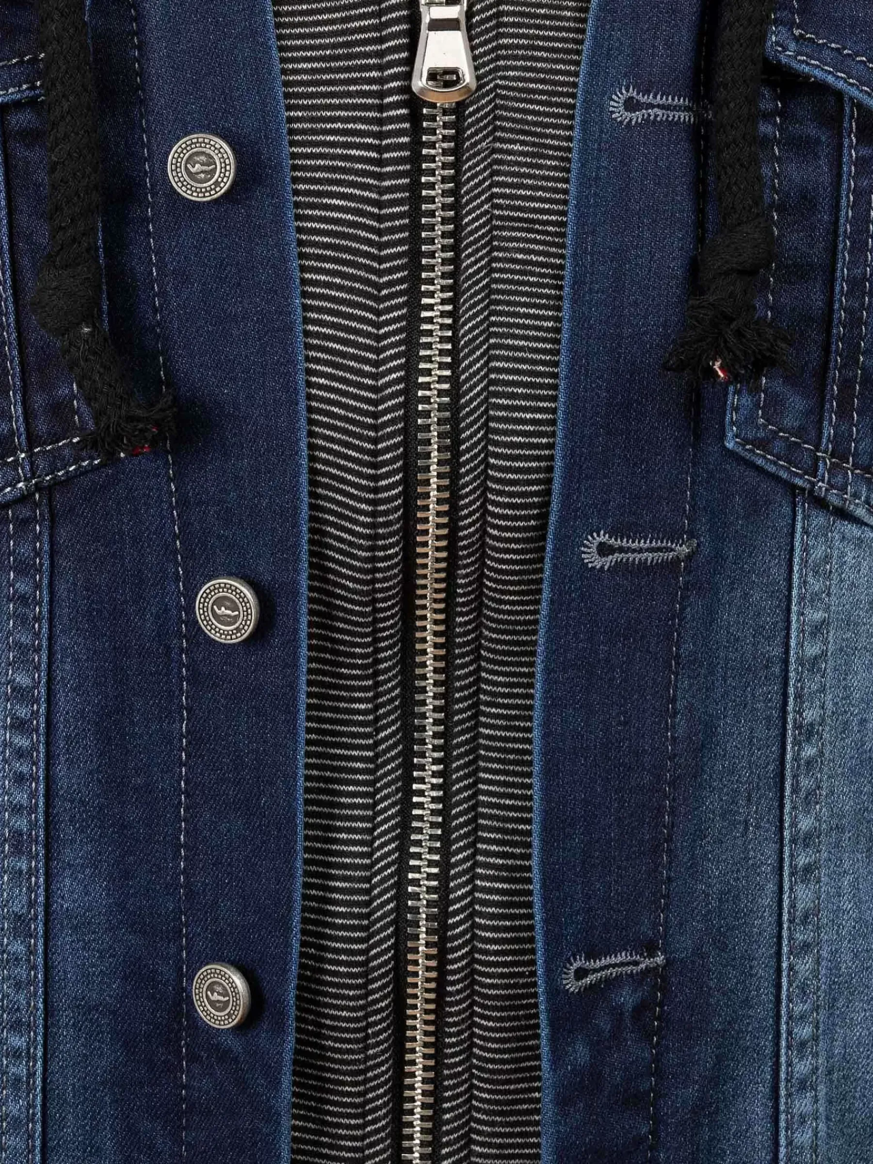 Wam Denim Vesten<Thun Slim Fit Hoodie Navy Black Vesten