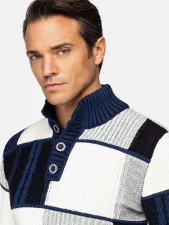 Wam Denim Truien 77542 Cambridge Navy White| Truien