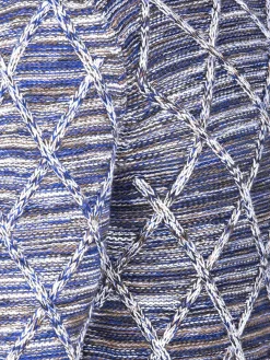 Wam Denim Truien 77520 Flinn Grey Royal Blue| Truien