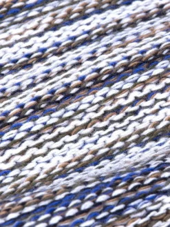 Wam Denim Truien 77520 Flinn Grey Royal Blue| Truien