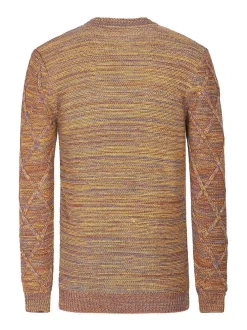 Wam Denim Truien 77520 Flinn Orange Yellow| Truien