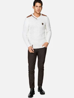 Wam Denim Truien 77513 Pachuca Off White| Truien