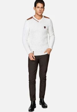 Wam Denim Truien 77513 Pachuca Off White| Truien