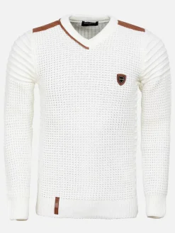 Wam Denim Truien 77513 Pachuca Off White| Truien