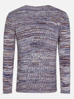 Wam Denim Truien 77528 Russel Off White Navy| Truien