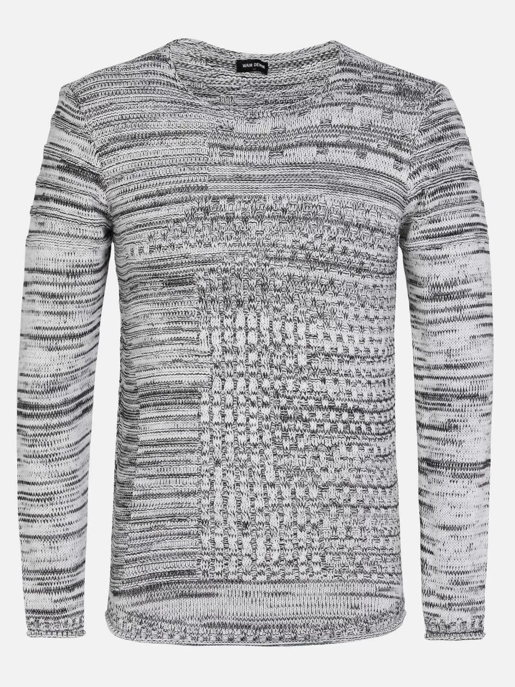 Wam Denim Truien<Truien 77527 Tuscon Off White Black