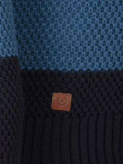 Wam Denim Truien Louie Off White Blue| Truien