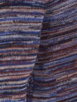 Wam Denim Truien Tuscon Royal Blue Brown| Truien