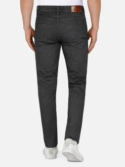 Wam Denim Jeans<Twilight Mini Check Slim Fit Anthracite Jeans