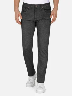 Wam Denim Twilight Mini Check Slim Fit Anthracite Jeans| Jeans