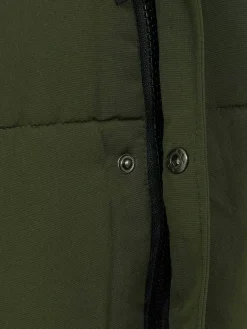 Wam Denim Velvet Crew Neck Green Bodywarmer| Bodywarmer