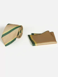 Wam Denim William Powell Beige Stropdas| Stropdassen