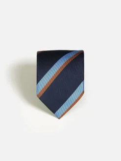 Wam Denim William Powell Black Grey Stropdas| Stropdassen