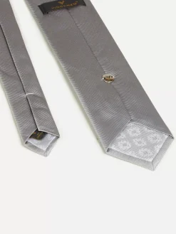 Wam Denim William Powell Light Grey Stropdas| Stropdassen