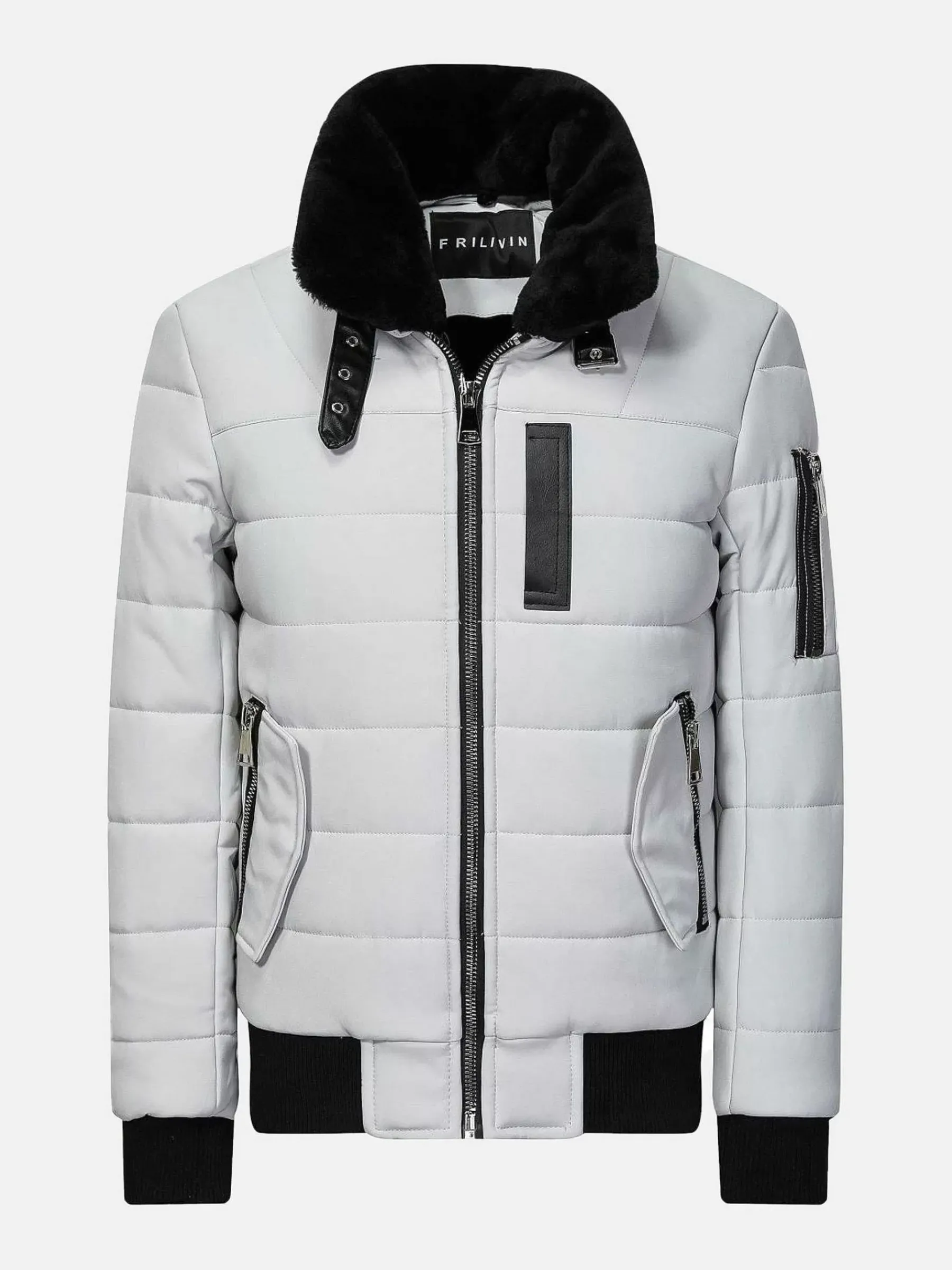 Wam Denim Winterjassen<Winter Jassen Ab6608-4 Grey