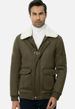 Wam Denim Winterjassen 71263 Gwenn Khaki| Winterjassen