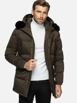 Wam Denim Winterjassen 71273 Jilliam Khaki| Winterjassen
