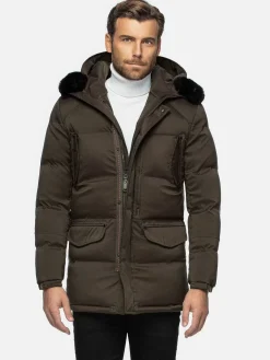 Wam Denim Winterjassen 71273 Jilliam Khaki| Winterjassen