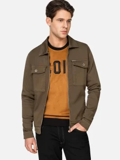 Wam Denim Zomer Jassen 82168 Curtice Khaki| Zomerjassen